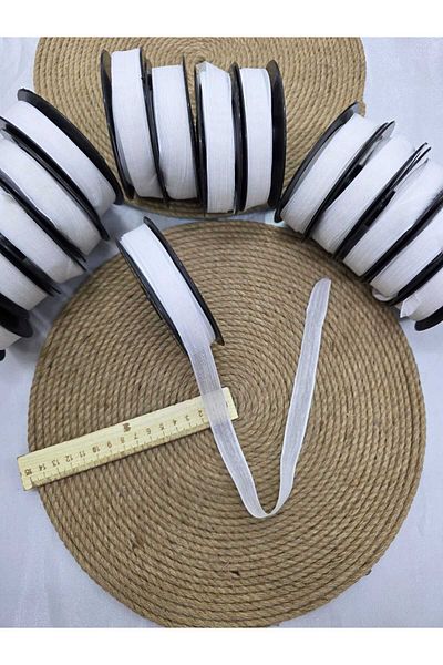 Esteks Dantel ve Tekstil Aksesuarları 15 mm Linen Ribbon Nopeli 20 Mt