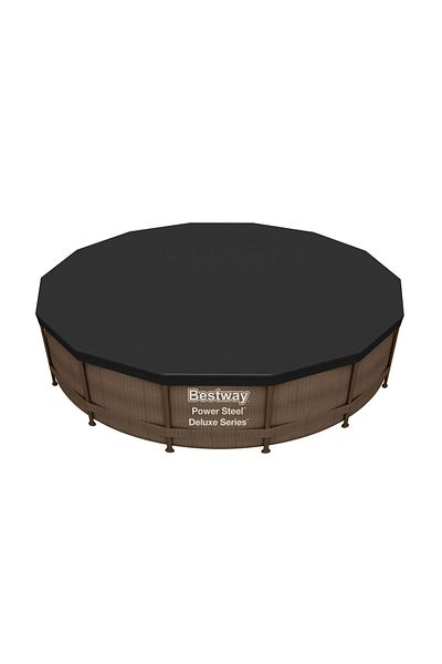 BESTWAY PVC Cover 427 cm, Black, Round
