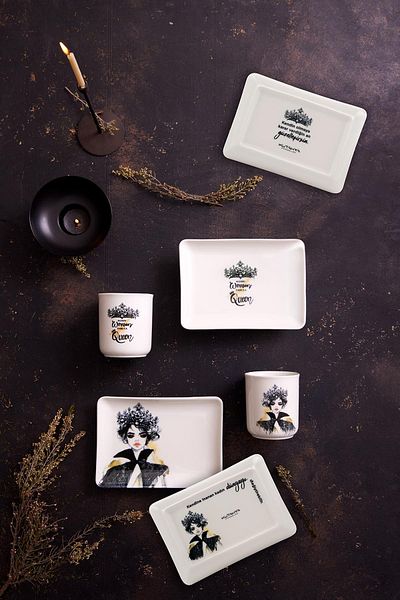 Kütahya Porselen Bella 4 Piece Catering Set for 2 People 880902