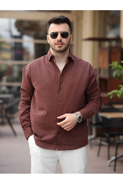 LUMAST Ελαφρύ Oversize Ελαφρύ πουκάμισο μουσελίνας κατά του ιδρώτα
