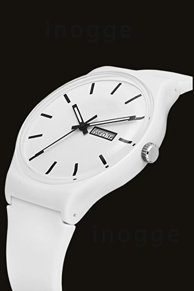 İnogge Unisex Silicone Band Multicolor Wrist Watch