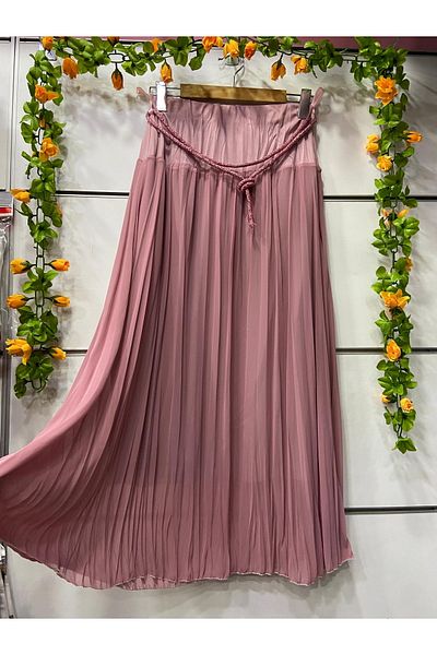 edu collection Chiffon Kiloş Skirt