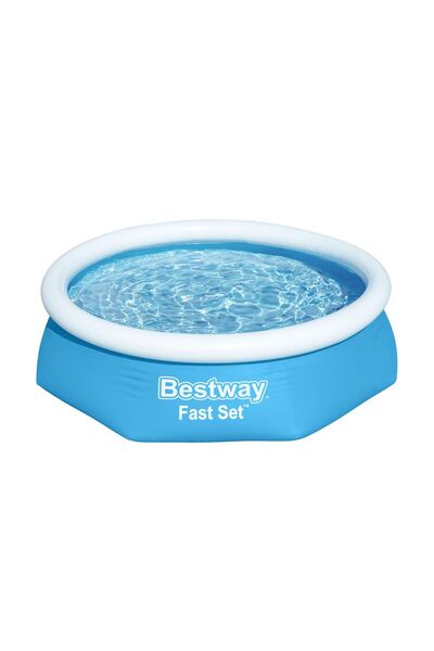 BESTWAY Inflatable Pool, Round, 244 x 61 cm, 1880 L •