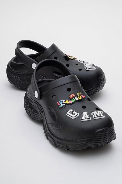 CCWAY AYAKKABI Women's Sabo Slippers BLACK
