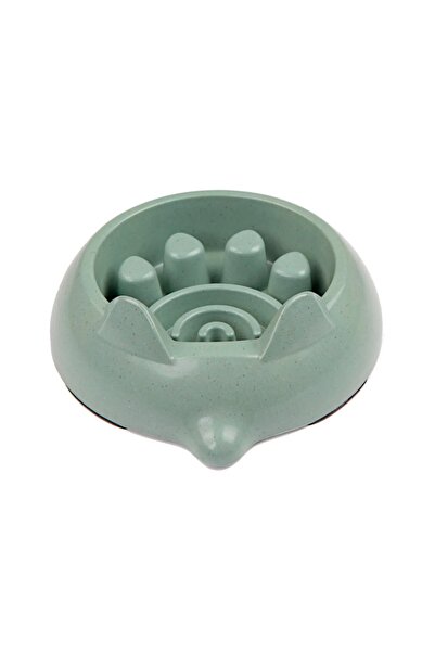 Genel Markalar Bambu Yavaş Yeme Mama ve Su Kabı 350 ml BO-3162Z