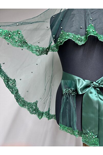 ESPEREST Voal de mireasă Celeste Pearl pentru femei, design elegant, verde