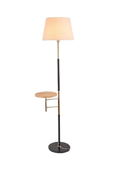 rexa Floor Lamp Modern Minimalist Vertical Living Room Coffee Table Wood Marble