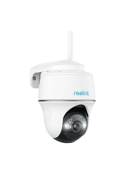 ReoLink 2K+ Security Camera Wireless Outdoor, Pan Tilt Solar Powered, 5MP Color Night Vision, 2.4/5GHz WiFi,