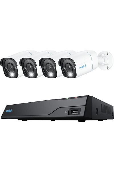ReoLink NVS8-8MB4 - 4K UHD Security System, 8-Channel NVR, 100 ft Crisp Night Vision, 24/7 Recording