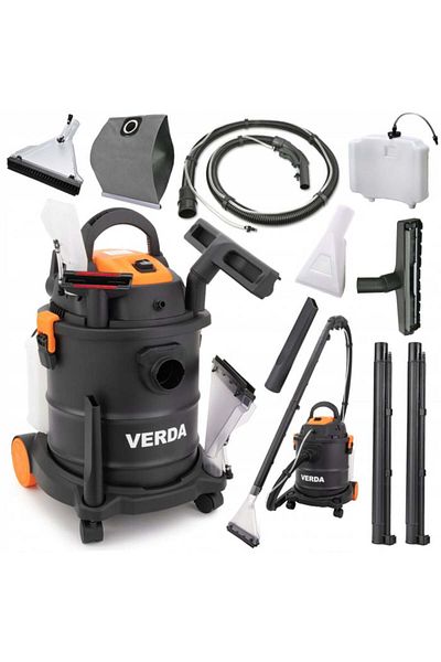 VERDA Aspirator profesional umed și uscat pentru spălarea tapițeriei, covoarelor și carpetelor 1600 W SN197