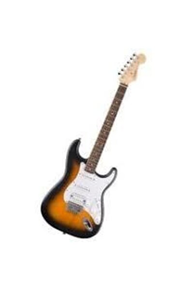 SQUIER Debut Stratocaster HSS Sabit Köprü Laurel Klavye 2 Ton Sunburst Elektr...