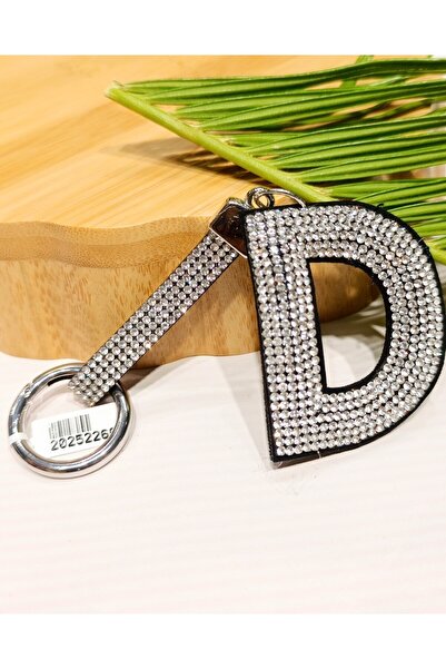 Monalisa Home سلسلة مفاتيح فاخرة على شكل حرف D