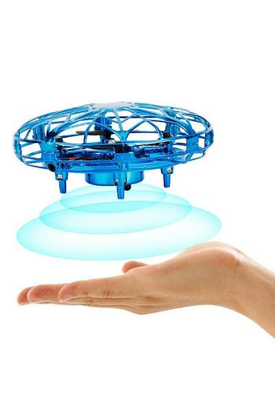 OEM UFO Flying Ship, Led Lights, Infrared Sensors, Usb Charging, Blue