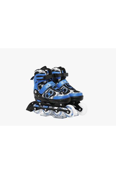 Furkan Classic Inline Aluminum Skates Adjustable 2+22+1 Training Skates Professional Wheels Full Lighted