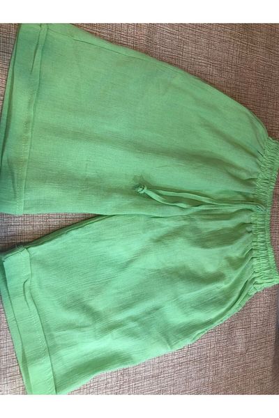 Terry Linen Pocket Girl's Shorts