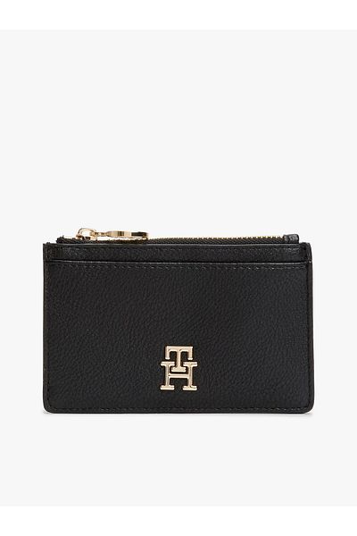 Tommy Hilfiger Th Distinct Long Cc Holder Dámský černý držák na karty Aw0aw17481bds