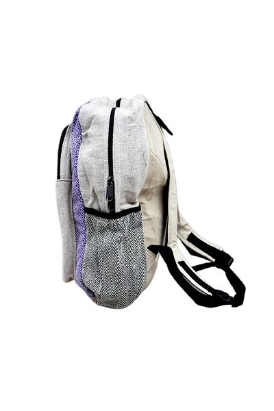 OEM Rucsac Himalayan Hemp model Geometric din fibre de Canepa, fabricat manual, Unisex