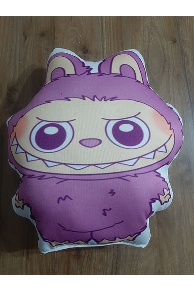 owl bag Ow Bag Labubu Purple Pattern Shaped Design Chibi Character Pillow
