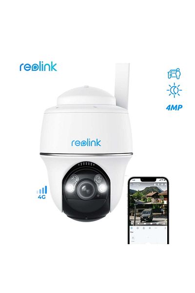 ReoLink Go PT Plus - 5MP Pan Tilt 4G LTE Cellular Security Camera, Camera Outdoor Wireless, 2K+ HD Color Nig
