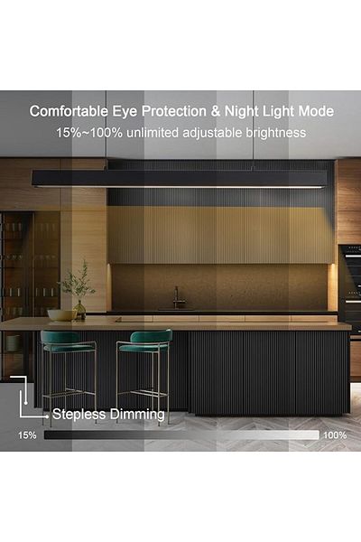 LightPlanet LED chandelier 120cm with 2.4G wifi remote control light/cold/warm/neutral adjustable intensity