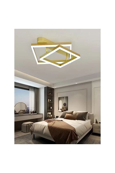 LightPlanet Minimalist Led Chandelier With 2.4g Wifi Remote Control, Light/cold/warm/neutral, Intensity