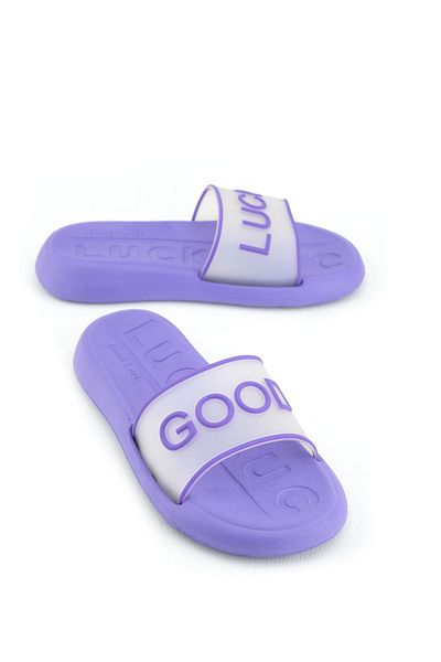GEZER Summer Women's Good Luck Patterned Soft Sole Lightweight Women's Slippers