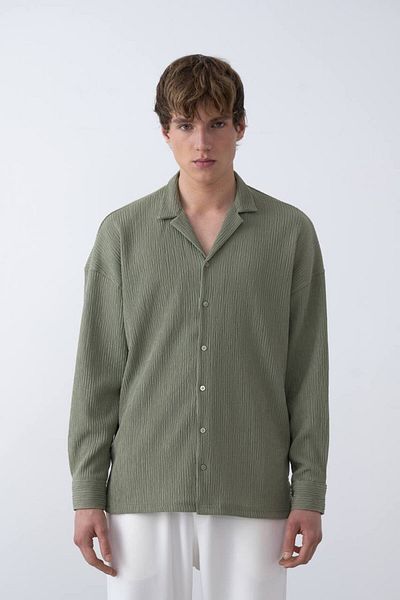 MARRAKECH Men's Crinkle Long Sleeve Shirt