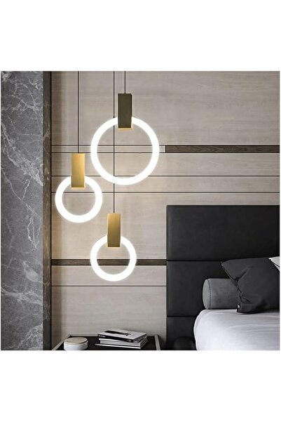 Jiju Led Chandelier Gd 5821 /1 One Circle Cold/warm/neutral Light