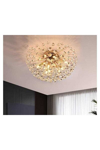 Jiju Modern Crystal Chandelier D60cm