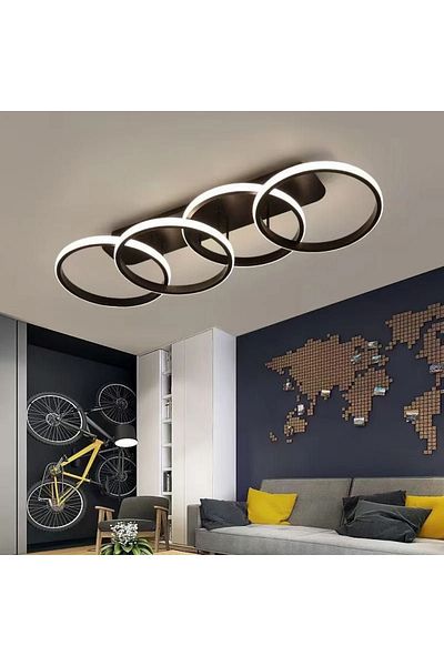 Sueva LED chandelier with 2.4G wifi remote control, light/cold/warm/neutral, adjustable intensity