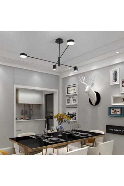 Jiju Led Chandelier With 2.4g Wifi Remote Control With Adjustable Light/cold/warm/neutral Intensity