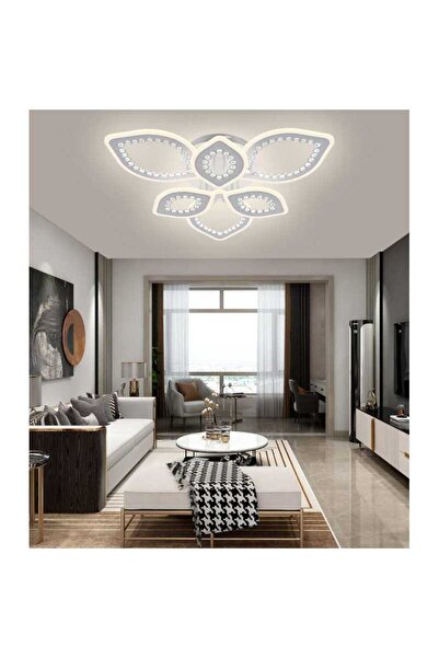 edc Candelabru LED cu mărgele de frunze și telecomandă wifi 24G, intensitate ...