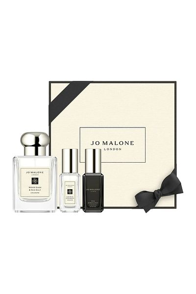 Jo Malone Set – Wood Sage & Sea Salt 50ml + Lime Basil 9ml + Cypress & Grapevine Intense 9ml