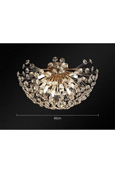 Jiju Μοντέρνος Κρυστάλλινος Πολυέλαιος Φ35εκ.