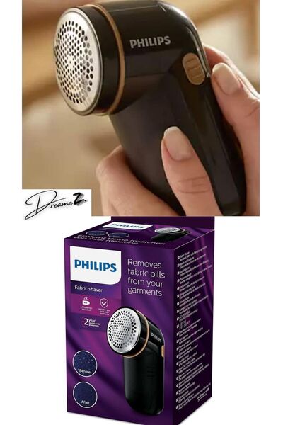 Philips Drmz Tüy Toplama Makinesi,Tüm Giysiler için Uygundur, 2 Philips AA pil dahildir,Hassas Giysiler için