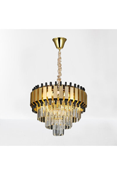 Sueva Modern Crystal Gold Chandelier 8xE14 D500mm