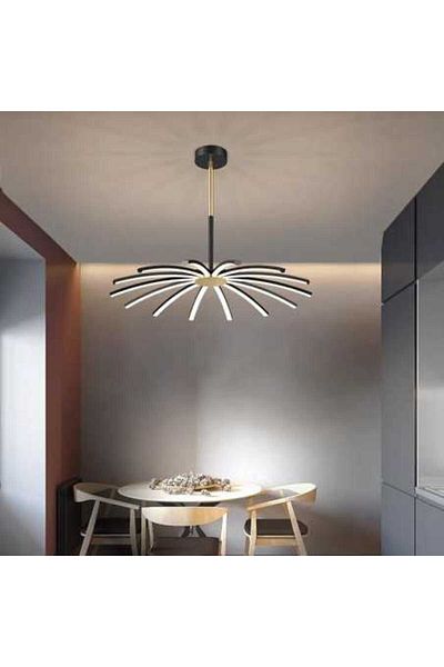 LightPlanet LED Chandelier D68cm With 2.4G wifi Remote Control Light/Cold/Warm/Neutral Adjustable Intensity