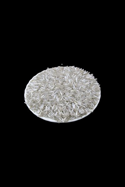 Serhat Aksesuar ve El İşçilik خرز أنبوبي رمادي مطلي من الداخل 100 غرام