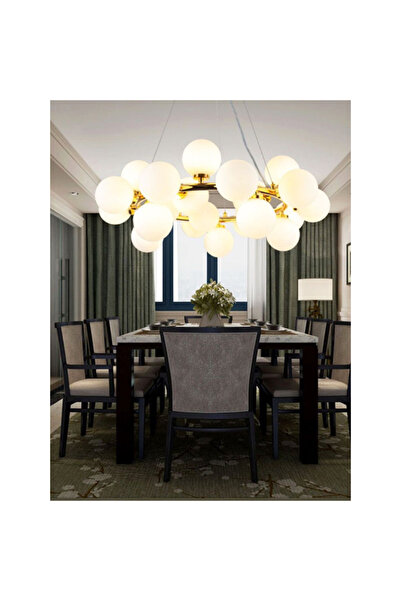 Sueva Lustra LED Modern Nordic Pendant Lights Ball cu 25Buc Glob COD:DX1010/25 GD