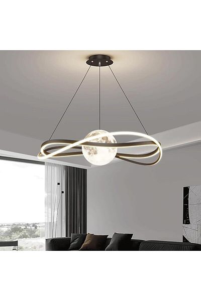 Sueva LED Chandelier with 2.4G wifi Remote Control Black light/cold/warm/neutral adjustable intensity