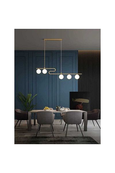 LightPlanet Lustra LED Mordern Glob Mat G9 x 5