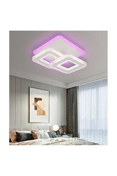 LightPlanet Lustra LED RGB Telecomanda wifi 2.4G lumina/rece/calda/neutra intensitate reglabila