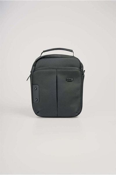 ÇÇS Men's Black Compact Cross Strap Hand & Shoulder Bag 31587