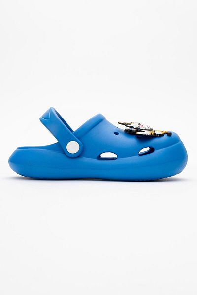 CCWAY AYAKKABI Children's Accessory Sabo Slippers 30-35 Sax Blue