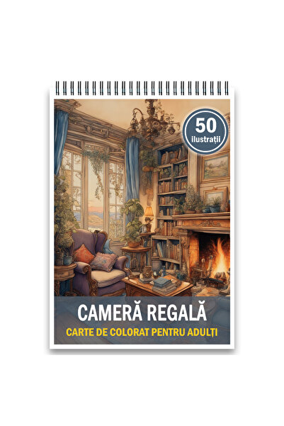 Legendary Gifts Carte de colorat, 50 de ilustratii, Camera Regala