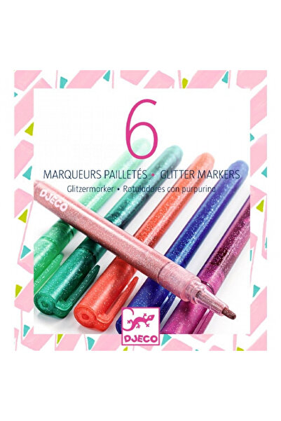 djeco Carioca (marker) cu sclipici Sweet, Djeco, gama family