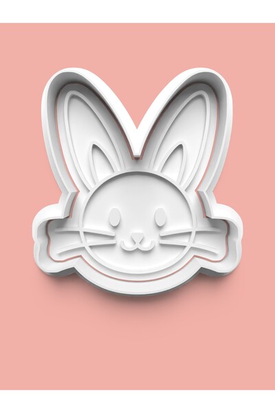 AKTASTORE قالب كوكي أرنب لطيف وقالب لب السكر