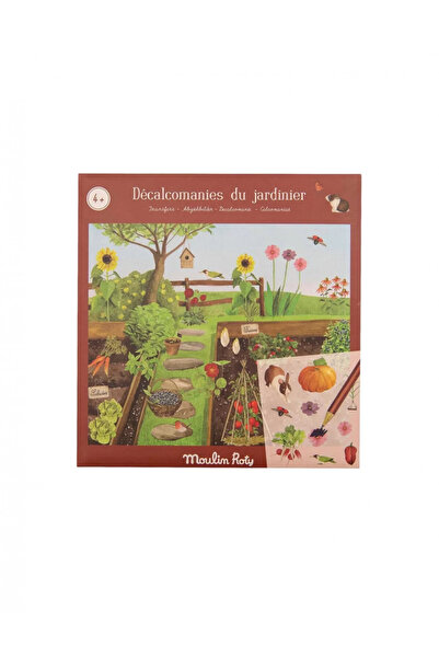 Moulin Roty Transfer stickers Garden, Moulin Roty, educational toy