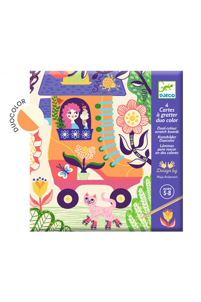 djeco Creative scratch game Crazy Houses, Djeco, varied kids collection