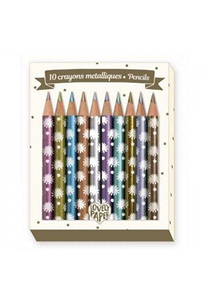 djeco Creioane colorate metalice Chic, Djeco, kids classic edition